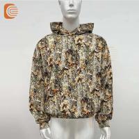 Sudadera con capucha de sublimación de comerciante de ropa completamente impresa cuadrada con hombros caídos de peso pesado Decheng - details 5