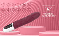 Vibrador de pene de simulación de 10 frecuencias totalmente automático con pantalla Digital, masturbador orgásmico femenino, juguete sexual para adultos - details 11