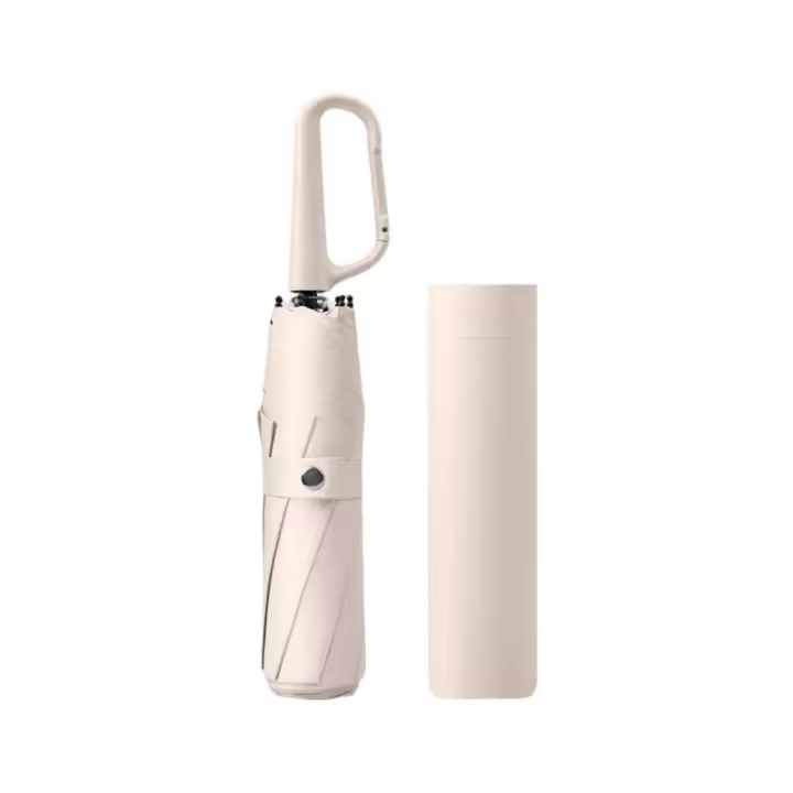 Paraguas Plegable Automático Protección UV, Resistente a la Lluvia y Bolsoso Portátil para Exteriores - 1