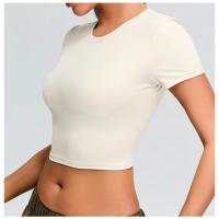 Camiseta corta de manga corta para mujer, camiseta de yoga, camiseta de entrenamiento físico - details 11