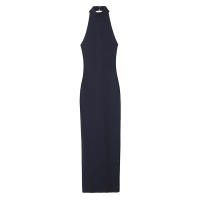 Vestido Largo con Cuello Halter para Mujer OUWU Elegante con Hombros Descubiertos y Espalda Descubierta Maxi Sexy para Primavera y Verano Vestido de Fiesta Liso Elegante - details 1