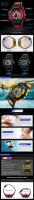 SKMEI-relojes deportivos para niños, pulsera militar impermeable con pantalla Dual, LED, resistente al agua, 1163 - details 1