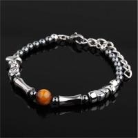 Pulsera de Obsidiana Ligera de Lujo Estilo Chino Vintage Diseño Neutro y Elegante - details 6