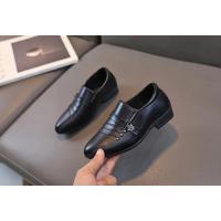 Zapatos escolares de cuero para niños, mocasines versátiles de tacón bajo, color negro, para fiesta y boda - details 11