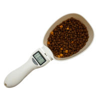 Báscula de Alimentos para Mascotas Herramienta de Medición Electrónica para Perro y Gato Cuchara de Medición para Cocina con Pantalla Digital Display 250ml Material Plástico Dangerous Goods: Normal goods con batería - details 0