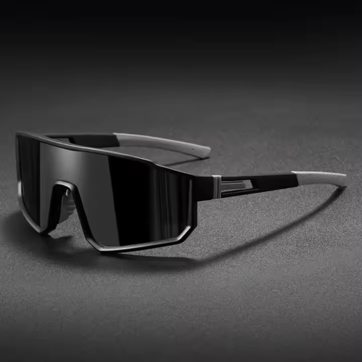Gafas de ciclismo de gran tamaño para hombre, gafas de sol con revestimiento colorido a prueba de viento para bicicleta, deportes al aire libre, motocicleta - 1