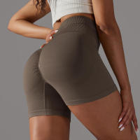 Hamidou pantalones cortos de Yoga para mujer, Shorts de Fitness para correr, ciclismo, transpirables, cintura alta, entrenamiento, gimnasio, Verano - details 76