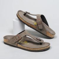 Chanclas de Cuero Microfibra para Hombre y Mujer Zapatillas Antideslizantes Duraderas para Playa y Terreno Exterior - details 1