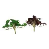 Plantas de hierba de moneda de cobre Artificial suave, hojas de hiedra falsas hechas a mano realistas, Mini ramo para colgar en la pared, decoración del hogar - details 12