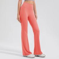 Pantalones acampanados de cintura alta de talla grande, pantalones de Yoga, pantalones cortos, mallas de entrenamiento, pantalones acampanados deportivos, pantalones deportivos para mujer - details 3
