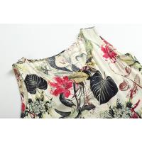 Vestido estampado de verano para mujer, moda sin mangas - details 6