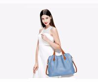 Bolso de piel auténtica para mujer, bandolera de hombro de diseñador de lujo, Color sólido, a la moda - details 0