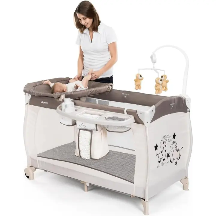 BabyCenter Zoo Parque Infantil Cama de Viaje de Dos Alturas para Recién Nacidos - 1