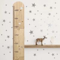 Escala de Crecimiento Nórdica de Madera para Niños 5 Hojas Medidor de Altura para Decoración de Habitación - details 2