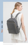 Mochila de viaje para computadora portátil Color gris Mochilas de viaje para mujer Gran capacidad para llevar en la mano Mochilas para portátil de 14 "Mochila de negocios para mujer Tela Oxford impermeable - details 8