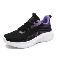 Nuevos zapatos deportivos, zapatos para correr ligeros tejidos con mosca para parejas de hombres, zapatos para caminar de suela blanda, zapatos de viaje para mujeres - details 24