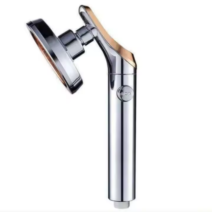 Cabezal de ducha ajustable, alcachofa de mano de alta presión, ahorro de agua, ducha de lluvia, Baño - 1