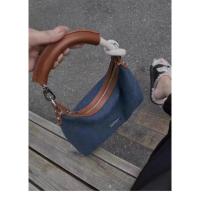 Bolso De Las Axilas De Mezclilla Informal Vintage Bolso De Mano De Gran Capacidad Bolso De Cubo De Hombro De Moda - details 6
