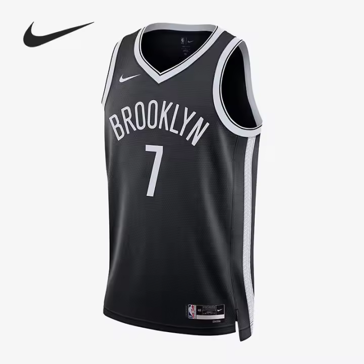/Leten Brooklyn Nets para hombre # 7 KD Durant Jersey SW Chaleco deportivo DN1996-011 - 1