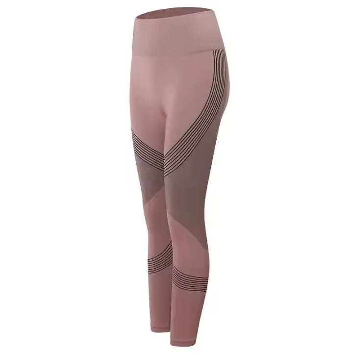 Pantalones de Fitness para mujer, pantalones de Yoga elásticos y ajustados, levantamiento de glúteos de melocotón, cintura alta, sujeción del vientre, secado rápido, para correr, Fitnes - 1