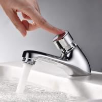 Grifo de Lavabo Temporizado para Baño de Cocina Pública, Cierre Automático, Ahorro de Agua, Cromo - details 2