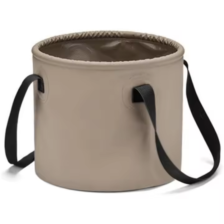 Cubo plegable multifuncional portátil de 5 galones, lavabo de almacenamiento de agua para Camping, pesca, senderismo - 1