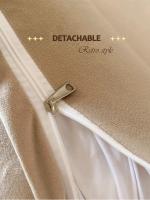Almohada de cabecera larga, cojín triangular con relleno de lectura, respaldo grande, soporte de cuña, cama, sofá cama, almohada cómoda para descansar en la cintura - details 2