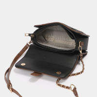 Xiaoxiangfeng cadena de diamantes pequeño bolso cuadrado nuevo de moda y versátil, bolso de mensajero portátil popular para mujer bolso de hombro texturizado - details 16