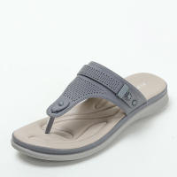 Sandalia sin cordones para mujer, moda para actividades al aire libre, novedad de verano 2025, suela gruesa, zapatillas frescas de hadas - details 2