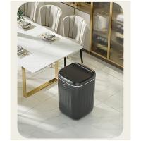 Cubo de basura inteligente de 20L, cubo de basura eléctrico impermeable, automático, para cocina, baño, inodoro, con Sensor, blanco - details 5