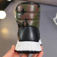 Botas de nieve antideslizantes para niños y niñas, zapatos cálidos informales versátiles de fondo suave, estilo coreano, a la moda, novedad de invierno, 2024 - details 9