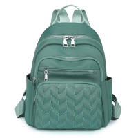 Mochila de Mujer Nueva Moda 2025 Bolsa de Viaje Casual de Gran Capacidad con Bordado de Hilo - details 3