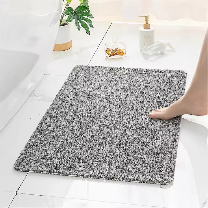 Alfombra de ducha para ducha interior, alfombra de baño de lufa, alfombra de baño de Pvc antideslizante y antimoho - 1