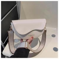 Bolso Crucero de Hombro de Moda de Cuero PU Color Sólido Retro Estilo Pony con Correa Ancha - details 18
