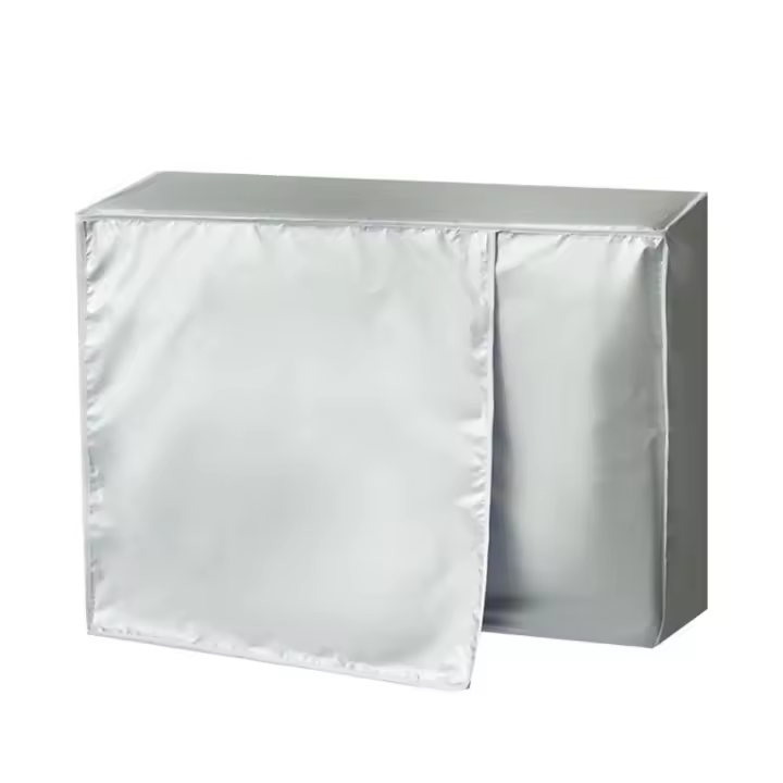 Cubierta de aire acondicionado antipolvo, bloque de limpieza, luz solar, antinieve, Protector de aire acondicionado impermeable, máquina principal - 1