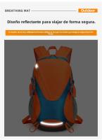 Mochila trekking 40l mujer mochila de senderismo al aire libre - details 8