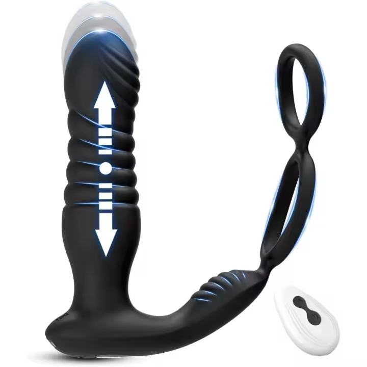masaje Estimulador prostata Masturbádores masculino hombre con 10x10 Modos Vibradorador hombre prostata Masajeador de Prostata Vibrador hombre Sexo Anal Vibrador Consoladores.. para hombre - 1