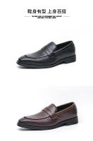 Mocasines, zapatos sin cordones, zapatos formales sin cordones de estilo británico, zapatos de hombre - details 18