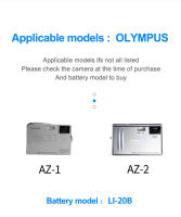 HQIX-cargador de batería para cámara Olympus AZ-1, AZ-2, LI-20B - details 6