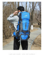 Mochila de escalada y montañismo, gran capacidad, para actividades al aire libre, senderismo, camping, mochila con compartimento para zapatos, - details 11