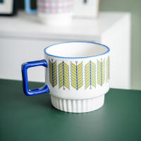 Taza de Cerámica Nórdica Estilo Ins Taza de Desayuno Creativa para Café y Agua Doméstica - details 6