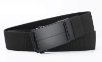 Cinturón con hebilla automática de negocios para hombres con estilo, banda elástica tejida con cinturón versátil de moda - details 8