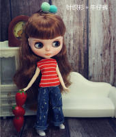 Ropa de muñeca Licca Kids set de moda hecho a mano con abrigo Blythy Sweetpie y falda TUTU para juguetes de 1/6 - details 40