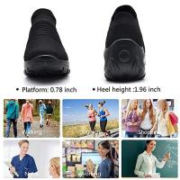 Zapatillas de deporte informales para mujer, cómodas zapatillas de correr de malla con cojín transpirable, zapatillas negras para mujer, zapatos de estudiante 2025 - details 6