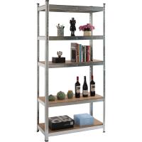 Estanterías Metálicas de Acero Galvanizado con 5 Baldas de MDF, Plata, 180x90x40cm Pack de 2 - details 4