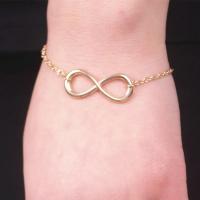 caliente minimalista Punk Vintage Bijoux moda encanto infinito 8 pulseras para mujeres regalo hombres cadena pequeños brazaletes joyería barata - details 2