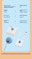 musica para dormir bebe regalo cumpleaños Portátil maquina de ruido blanco - details 2