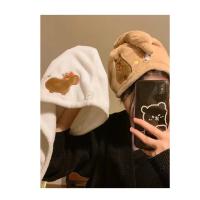 Gorro de Ducha de Terciopelo de Coral Secado Rápido Diseño de Dibujos Animados de Capybara - details 3