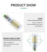 Bombillas LED E27 Lamp E14 SMD 5730 Voltaje de 220V Ideal para Decoración del Hogar - details 4