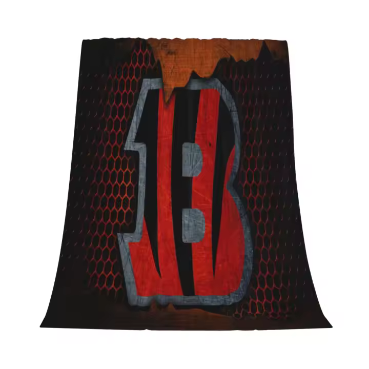 Manta de franela para decoración de dormitorio y ropa de cama, manta de Bengals de Danny - 1